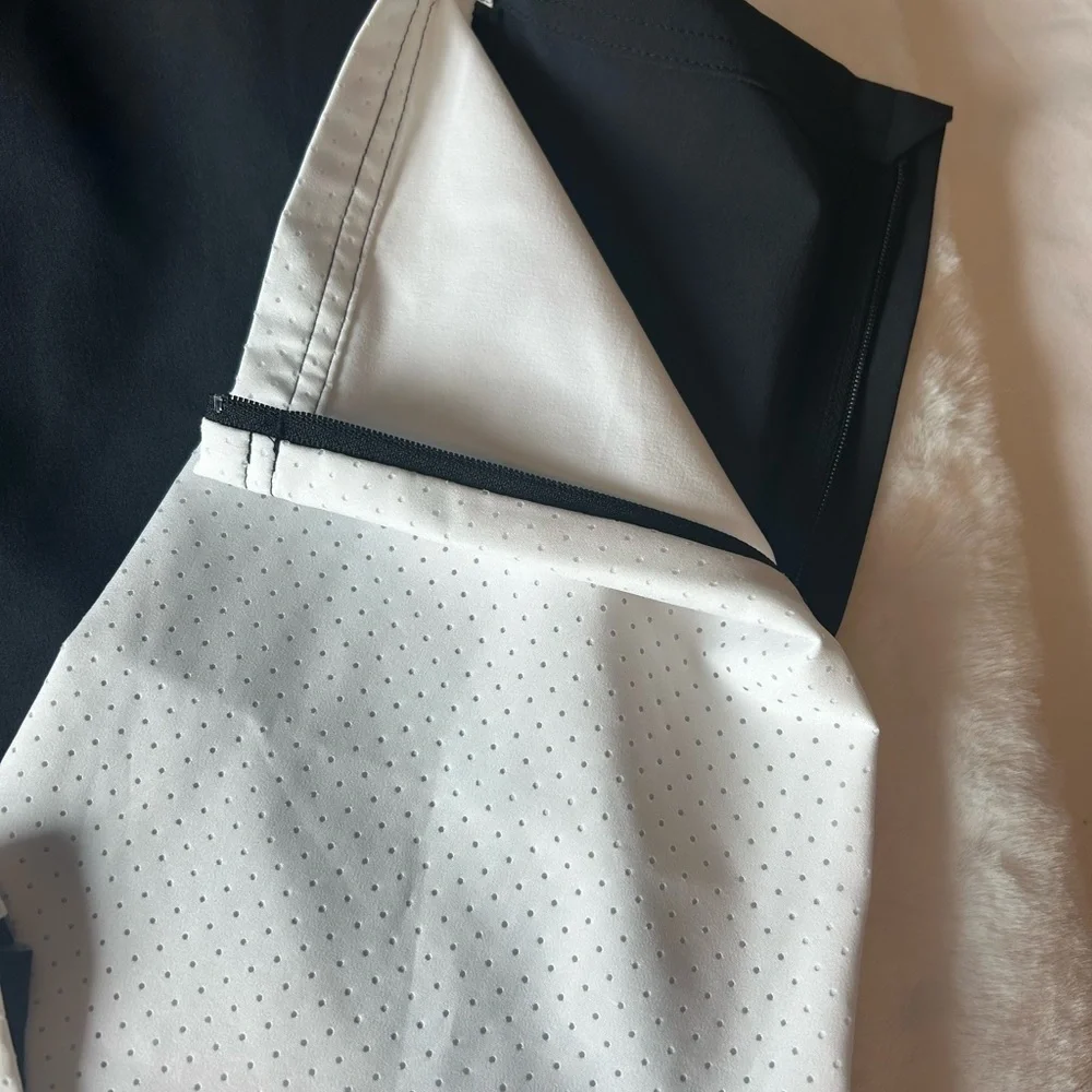 Under Armour Boys XL Rival Stretch Woven Pants Black White Ankle Zip NWT